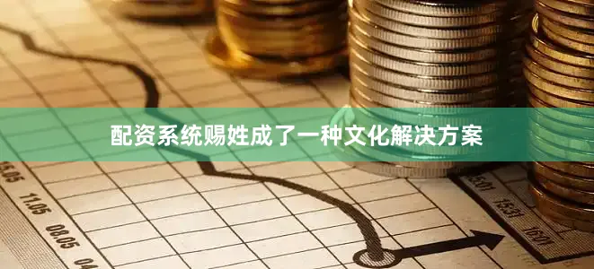 配资系统赐姓成了一种文化解决方案